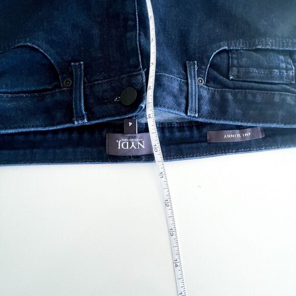 NYDJ Ami Skinny-Fit Jeans Dark Wash Women's 4 Lift Tuck - Picture 8 of 10